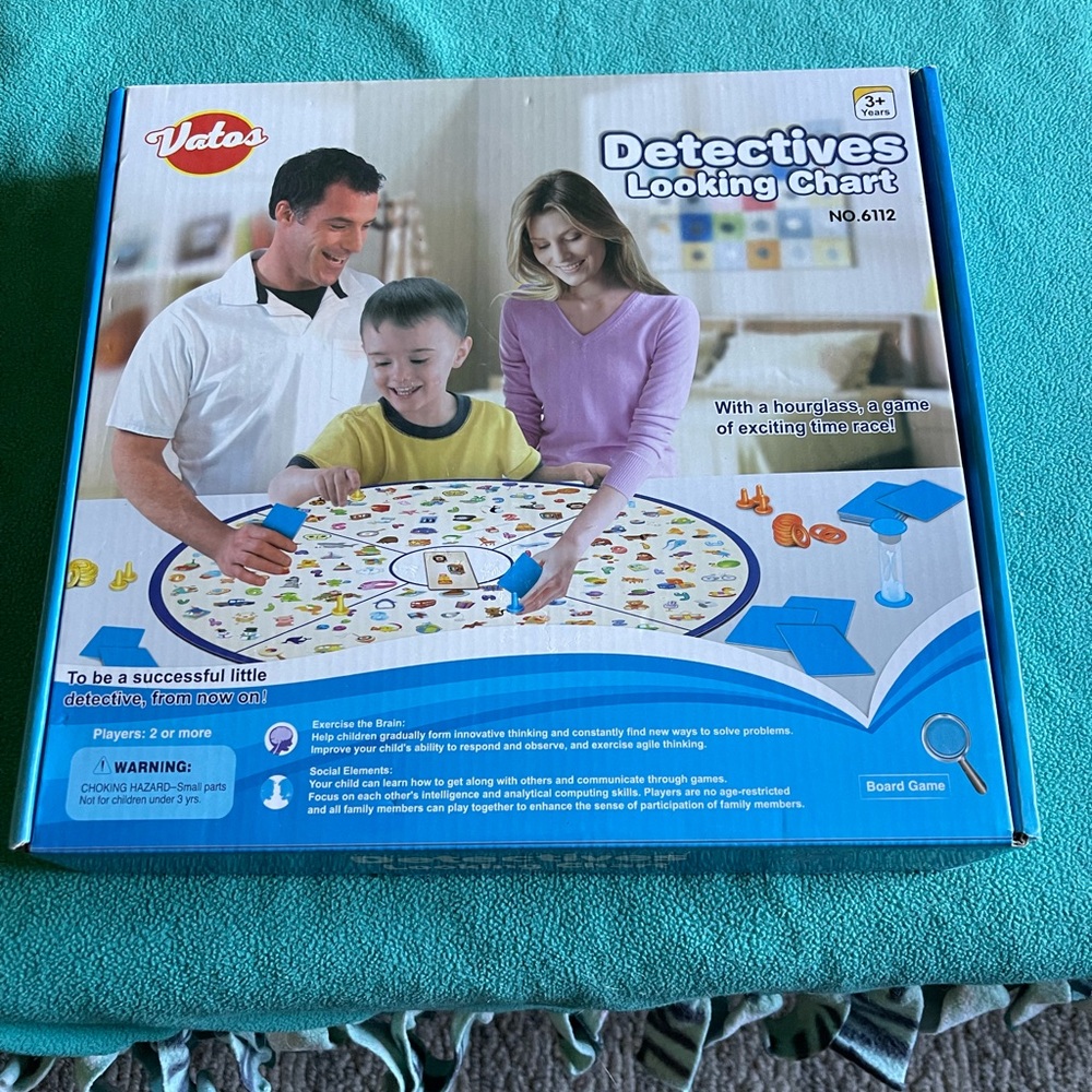 Detectives Looking Chart Board Game